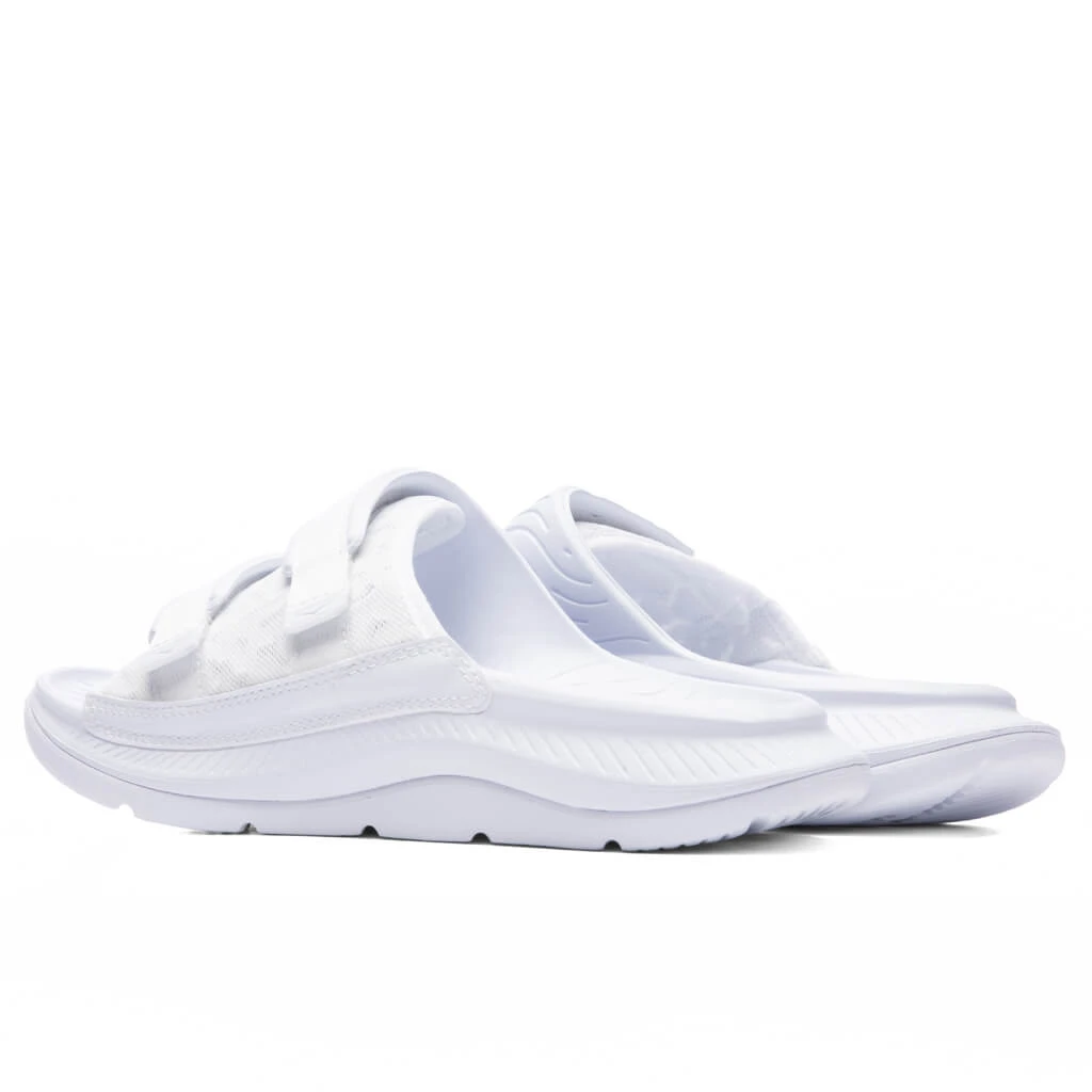Hoka Ora Luxe - White/White 6 Hoka Ora Luxe - White/White - Image 4