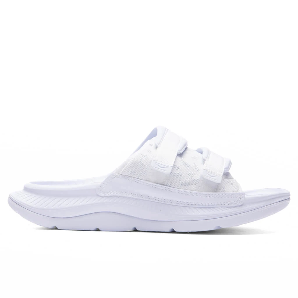Hoka Ora Luxe - White/White 3 Hoka Ora Luxe - White/White