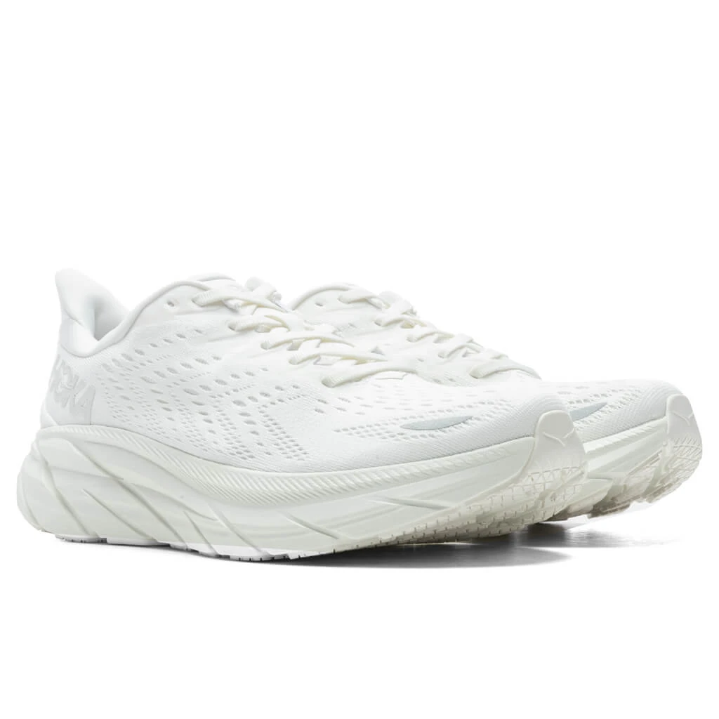 Hoka Women's Clifton 8 - White/White 4 Hoka Women's Clifton 8 - White/White - Image 2