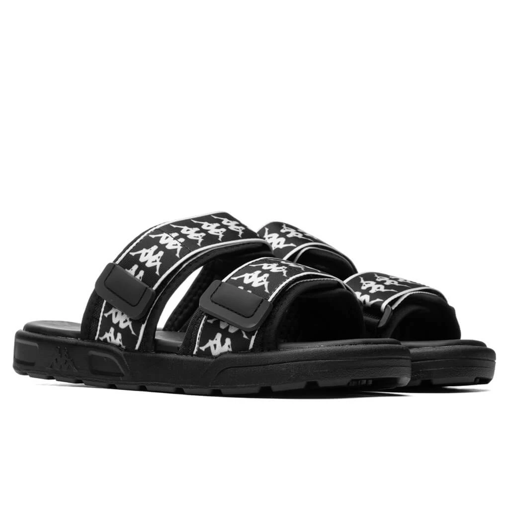 Kappa 222 Banda Aster 1 Sandals - Black/White 4 Kappa 222 Banda Aster 1 Sandals - Black/White - Image 2