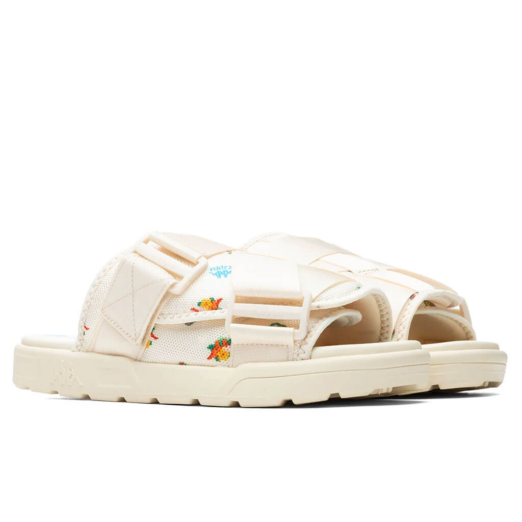 Kappa 222 Banda Degana Sandals - Off-White/Blue Hawaiian 4 Kappa 222 Banda Degana Sandals - Off-White/Blue Hawaiian - Image 2