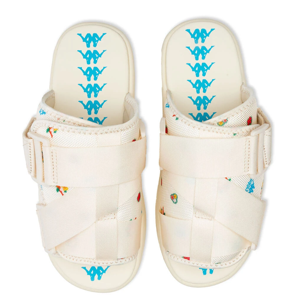 Kappa 222 Banda Degana Sandals - Off-White/Blue Hawaiian 6 Kappa 222 Banda Degana Sandals - Off-White/Blue Hawaiian - Image 4