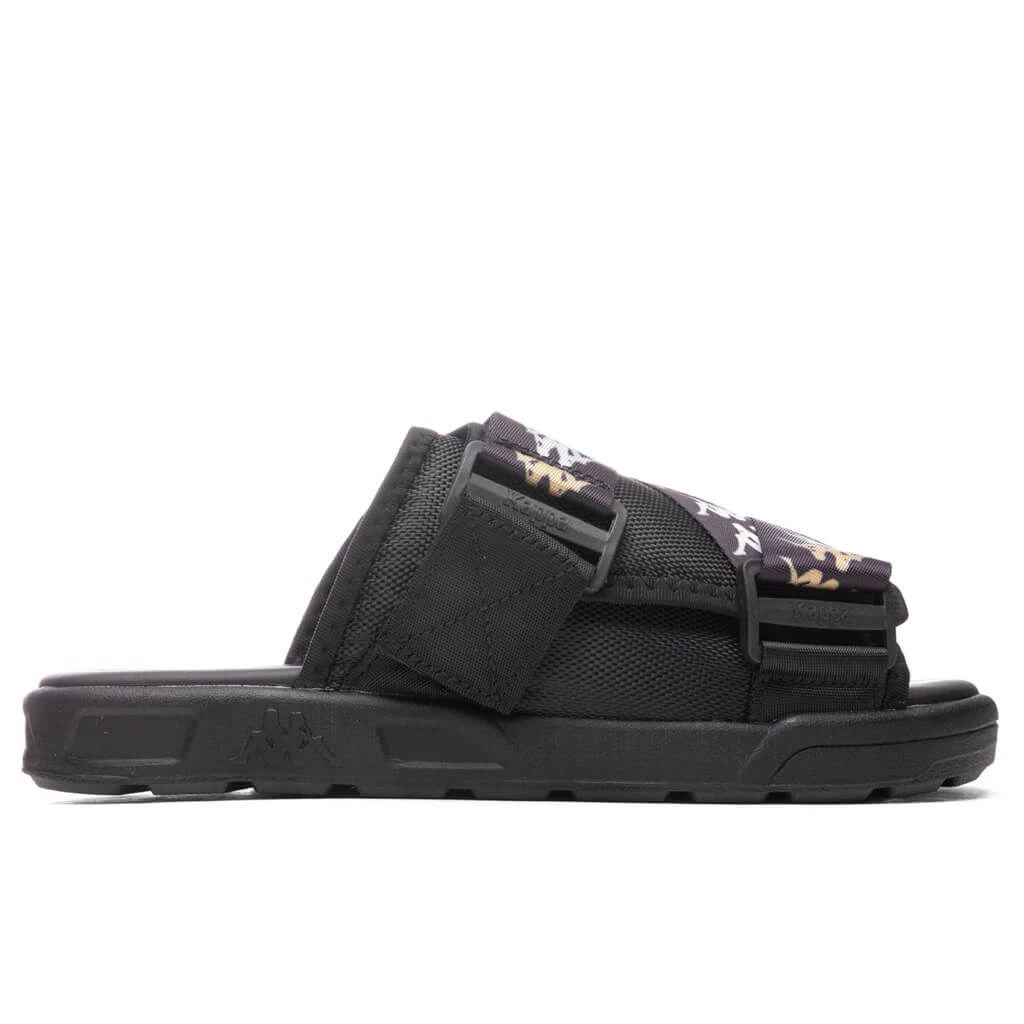 Kappa 222 Banda Mitel 7 Sandals - Black/White 3 Kappa 222 Banda Mitel 7 Sandals - Black/White