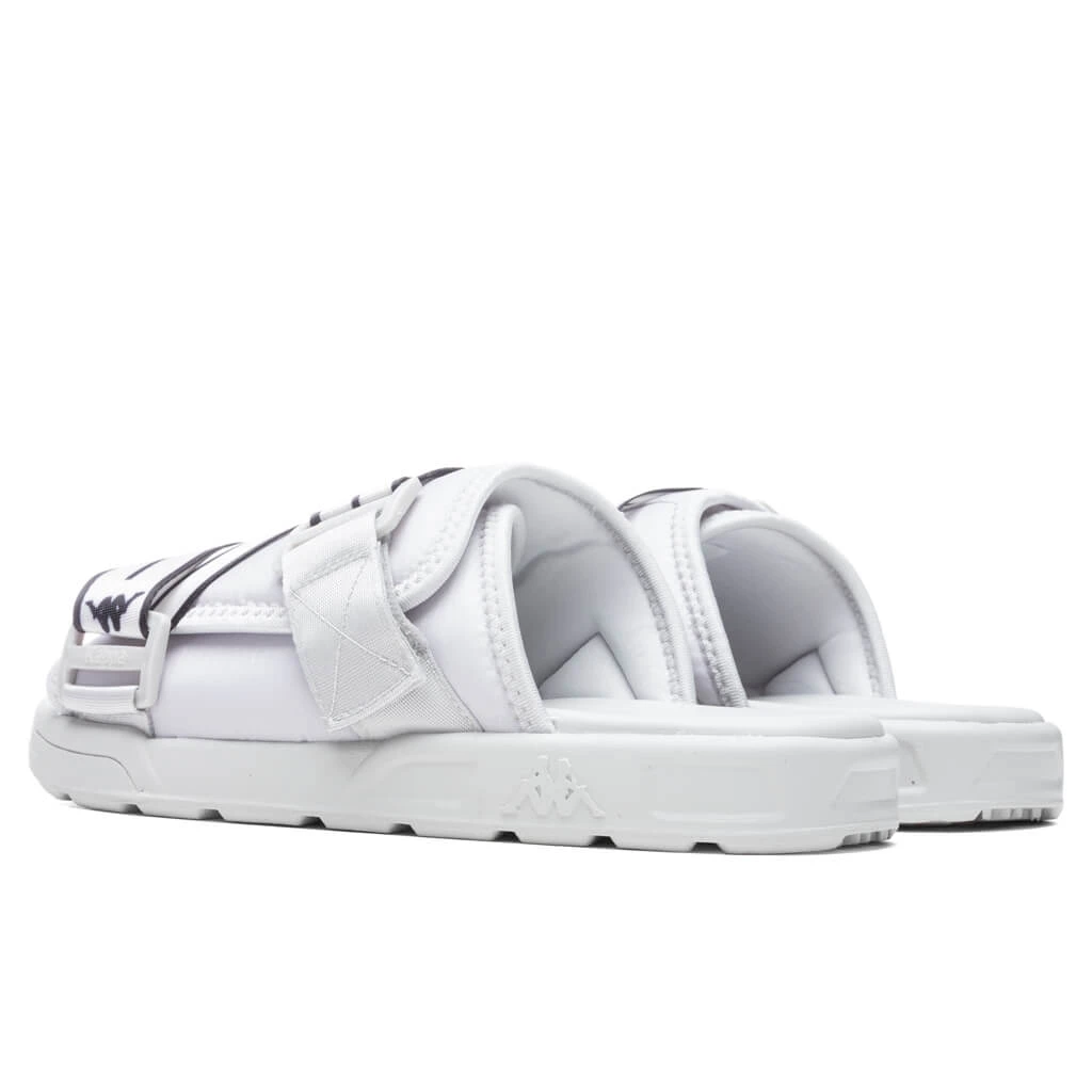 Kappa Authentic JPN Mitel 2 Sandals - Light Grey/White 5 Kappa Authentic JPN Mitel 2 Sandals - Light Grey/White - Image 3
