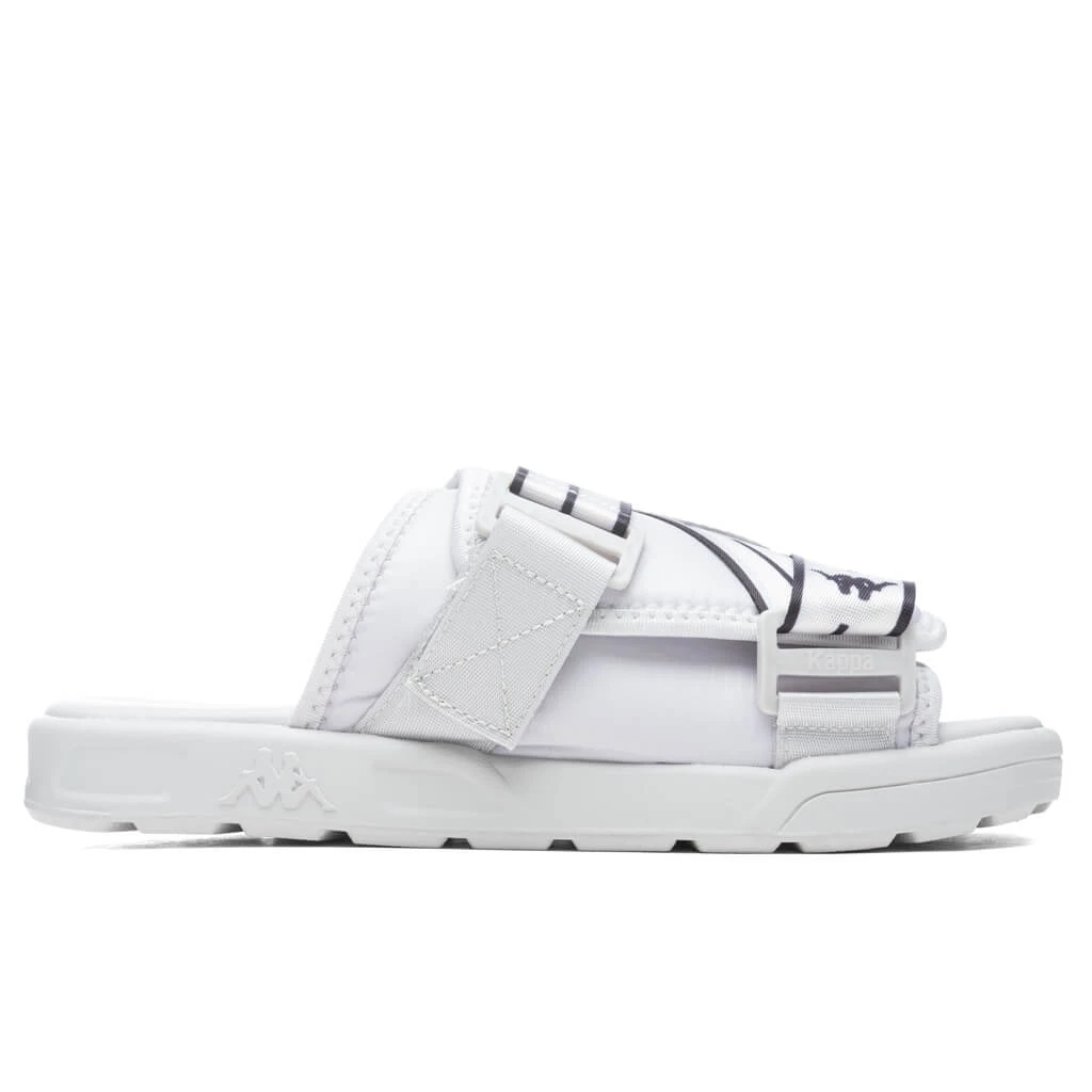 Kappa Authentic JPN Mitel 2 Sandals - Light Grey/White 3 Kappa Authentic JPN Mitel 2 Sandals - Light Grey/White