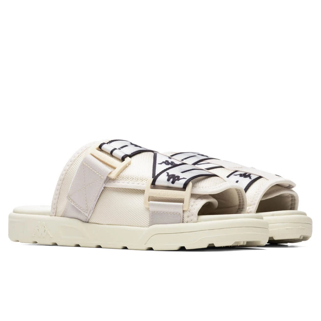 Kappa Authentic Jpn Mitel Sandals - Off-White/White 4 Kappa Authentic Jpn Mitel Sandals - Off-White/White - Image 2