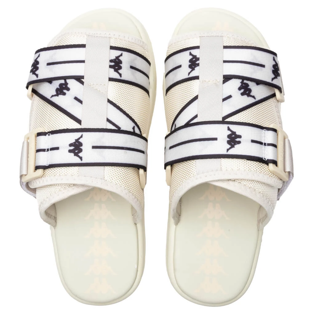 Kappa Authentic Jpn Mitel Sandals - Off-White/White 6 Kappa Authentic Jpn Mitel Sandals - Off-White/White - Image 4