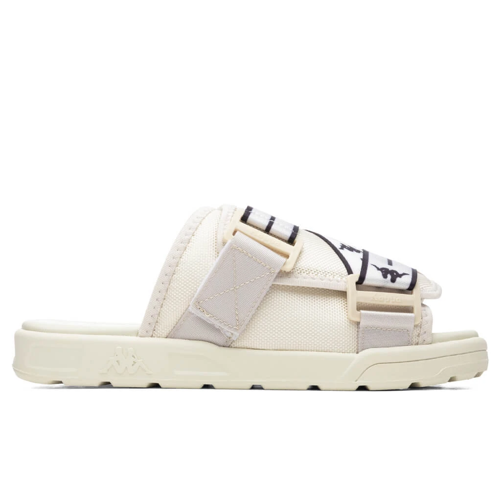 Kappa Authentic Jpn Mitel Sandals - Off-White/White 3 Kappa Authentic Jpn Mitel Sandals - Off-White/White
