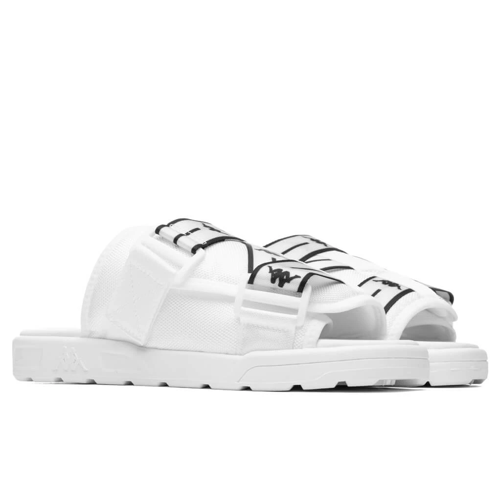 Kappa Authentic Jpn Mitel Sandals - White/Black 4 Kappa Authentic Jpn Mitel Sandals - White/Black - Image 2