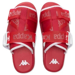 Kappa Authentic Mitel 1 Sandals - Red/White 9 Kappa Authentic Mitel 1 Sandals - Red/White -Birkenstock Store Kappa Authentic Mitel 1 Sandals Red White 3118C8W A3C 10 23 2021 01 3