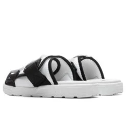 Kappa Authentic Mitel 1 Sandals - White/Black -Birkenstock Store Kappa Authentic Mitel 1 Sandals White Black 3118C8W A1C 10 23 2021 01 4
