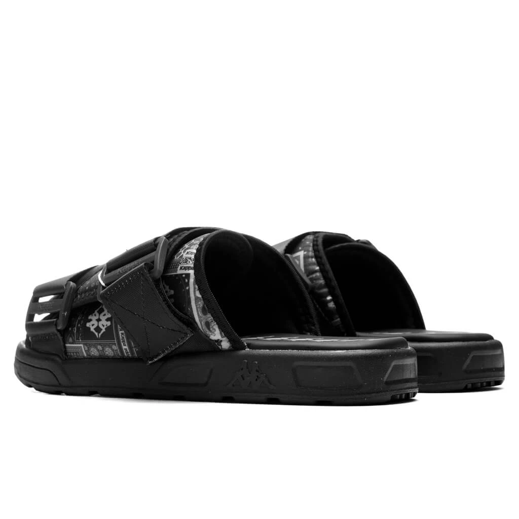 Kappa Authentic Nuuk 1 Sandals - Black/Light Grey 5 Kappa Authentic Nuuk 1 Sandals - Black/Light Grey - Image 3