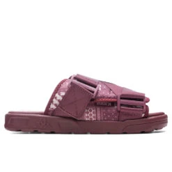 Kappa Authentic Nuuk 1 Sandals - Burgundy/Light Beige
