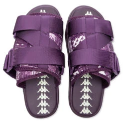 Kappa Authentic Nuuk 1 Sandals - Dark Purple/Beige Natural 9 Kappa Authentic Nuuk 1 Sandals - Dark Purple/Beige Natural -Birkenstock Store Kappa Authentic Nuuk 1 Sandals Dark Purple Beige Natural 34171RW A1U 10 23 2021 01 4