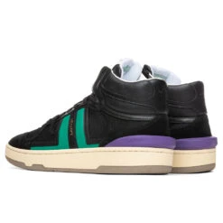 Lanvin Clay High Top Sneakers - Black/Mint Green -Birkenstock Store Lanvin Clay High Top Sneakers Black Mint Green FM SKDK01 NAS1 P21 BLK 02 19 2021 01 4
