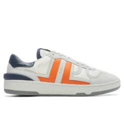Lanvin Clay Low Top Sneakers - Navy Blue/Orange