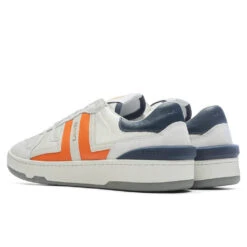 Lanvin Clay Low Top Sneakers - Navy Blue/Orange -Birkenstock Store Lanvin Clay Low Top Sneakers Navy Blue Orange FM SKDK00 MESU H22 2990 11 20 22 Feature JM 4