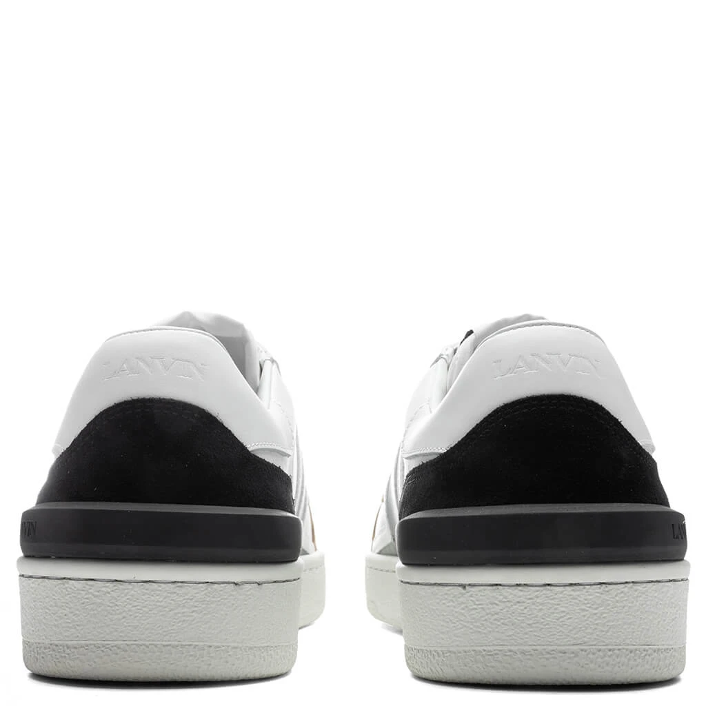 Lanvin Clay Low Top Sneakers - White/Silver 6 Lanvin Clay Low Top Sneakers - White/Silver - Image 4