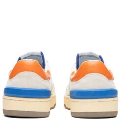 Lanvin Clay Low Top Sneakers - White/Yellow -Birkenstock Store Lanvin Clay Low Top Sneakers White Yellow FM SKDK00 NAS1 P21 YEL 02 19 2021 01 4