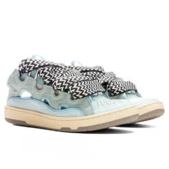 Lanvin Curb Mules - Pale Blue -Birkenstock Store Lanvin Curb Mules Pale Blue FM SKDM02 DRAG E22 21 06 03 22 Feature DV 2