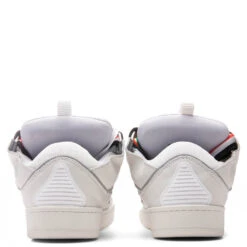 Lanvin Curb Sneakers - Off White/Grey -Birkenstock Store Lanvin Curb Sneakers White FM SKRK11 REFL P22 00 01 30 2022 01 4