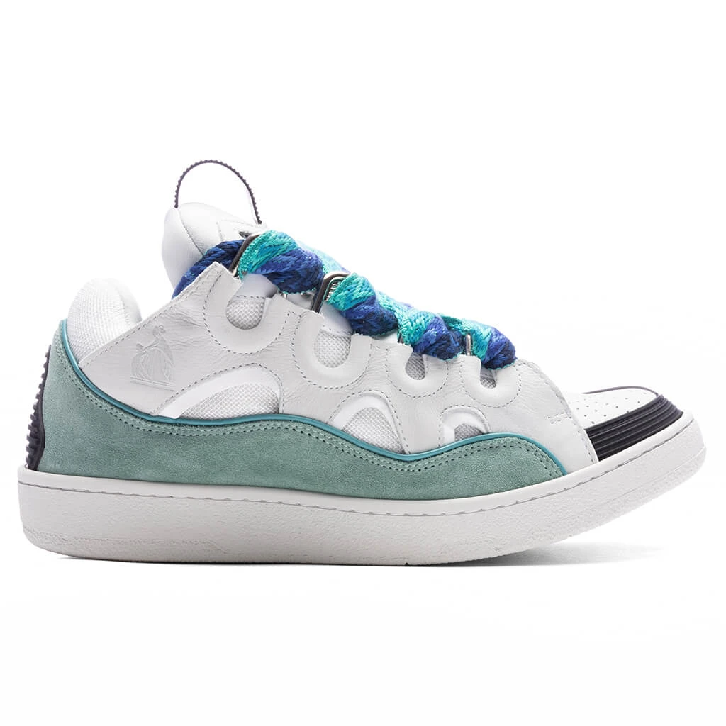 Lanvin Curb Sneakers - White/Green 3 Lanvin Curb Sneakers - White/Green