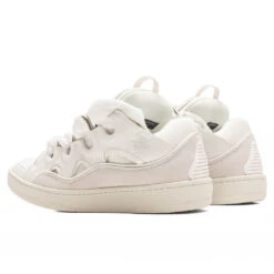 Lanvin Curb Sneakers - White/White -Birkenstock Store Lanvin Curb Sneakers White White FM SKRK11 DRAG H22 0000 11 07 22 Feature NF 3