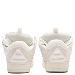 Lanvin Curb Sneakers - White/White -Birkenstock Store Lanvin Curb Sneakers White White FM SKRK11 DRAG H22 0000 11 07 22 Feature NF 4