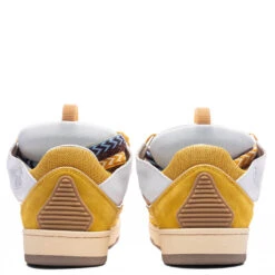 Lanvin Curb Sneakers - White/Yellow -Birkenstock Store Lanvin Curb Sneakers White Yellow FM SKRK11 DRAG H22 0080 11 07 22 Feature NF 4