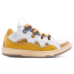 Lanvin Curb Sneakers - White/Yellow