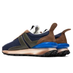 Lanvin Running Sneakers - Navy Blue/Green -Birkenstock Store Lanvin Running Sneakers Navy Blue Green FM SKBRUN NYL1 P21 NAV 04 09 2021 01 5