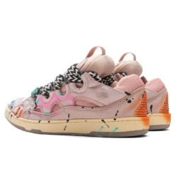 Lanvin X Gallery Dept. II Curb Sneakers - Pale Pink/Multicolor -Birkenstock Store Lanvin x Gallery Dept. II Curb Sneakers Pale Pink Multicolor FM SKRK11 DRGD P22 B5SO 05 29 22 Feature DV 3