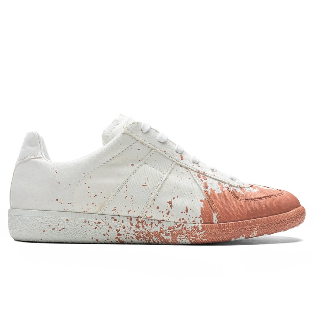 Maison Margiela Replica Paint Splatter Sneakers - White/Coquille 3 Maison Margiela Replica Paint Splatter Sneakers - White/Coquille