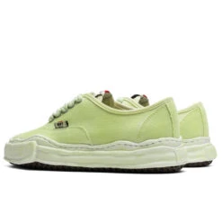 Baker Overdyed Canvas Low - Green -Birkenstock Store Maison Mihara Yasuhiro Baker Overdyed Canvas Low Green A06FW718 GRE 12 31 2020 01 3