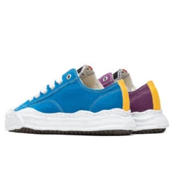 Hank Low OG Sole Toe Cap Canvas Sneaker - Blue/Purple -Birkenstock Store Maison Mihara Yasuhiro Original Sole Toe Cap Low Sneaker Blue Purple 04 08 2021 01 2