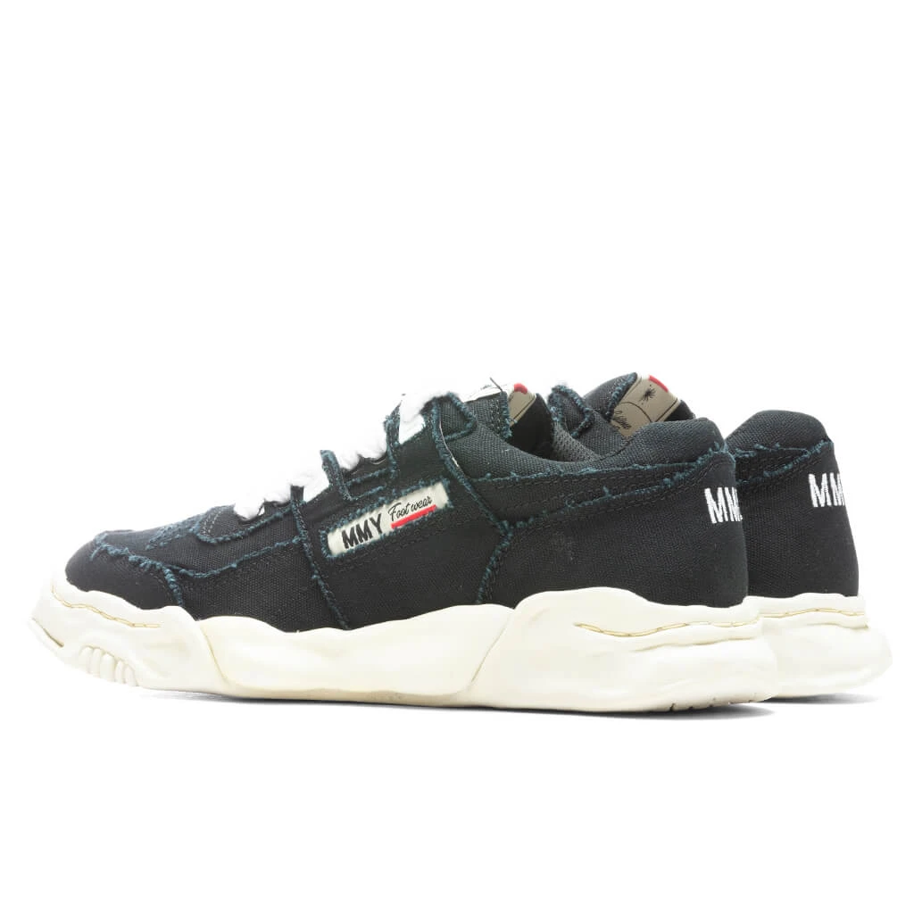 Parker Low OG Sole Canvas Sneaker "Perforated" - Black 5 Parker Low OG Sole Canvas Sneaker "Perforated" - Black - Image 3