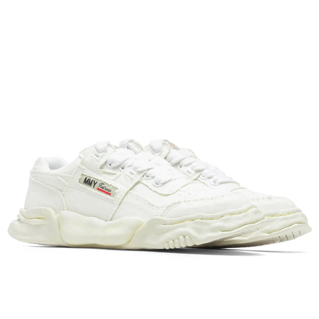 Parker Low OG Sole Canvas Sneaker "Perforated" - White 4 Parker Low OG Sole Canvas Sneaker "Perforated" - White - Image 2