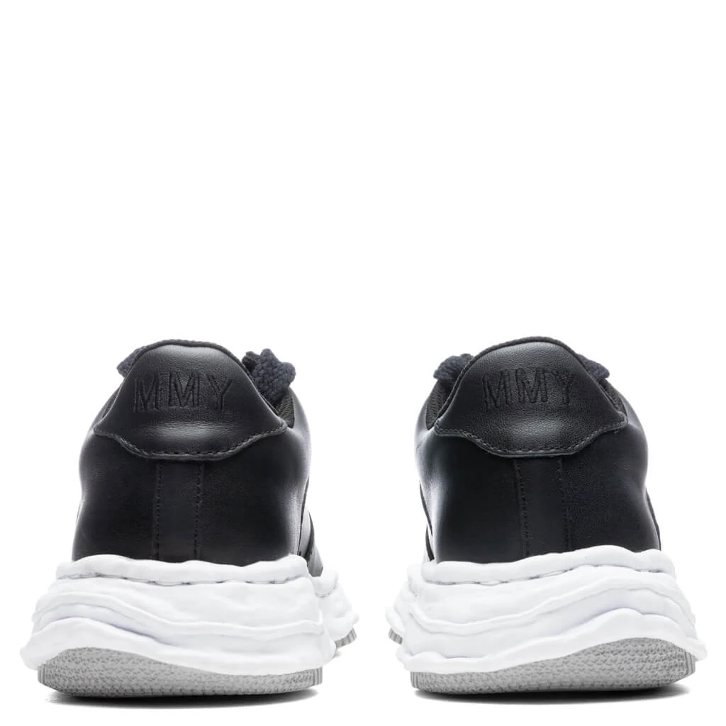Wayne Low OG Sole Leather Sneaker - Black 6 Wayne Low OG Sole Leather Sneaker - Black - Image 4