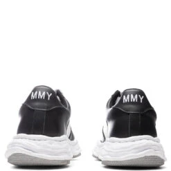 Wayne Low OG Sole Leather Sneaker - Black/White -Birkenstock Store Maison Mihara Yasuhiro Wayne Low OG Sole Leather Sneaker Black White A08FW706 BLW 02 12 2022 01 5