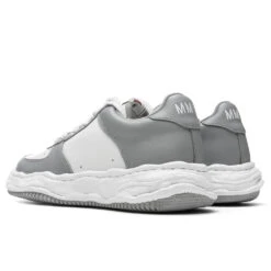 Wayne Low OG Sole Leather Sneaker - Grey/White 8 Wayne Low OG Sole Leather Sneaker - Grey/White -Birkenstock Store Maison Mihara Yasuhiro Wayne Low OG Sole Leather Sneaker Grey White A08FW706 GRW 01 29 2022 01 4