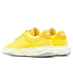 Wayne Low OG Sole Washed Canvas Sneaker - Yellow -Birkenstock Store Maison Mihara Yasuhiro Wayne Low OG Sole Washed Canvas Sneaker Yellow A08FW708 YEL 05 08 22 Feature 5