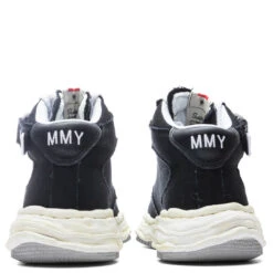 Wayne High OG Sole Washed Canvas Sneaker - Black 9 Wayne High OG Sole Washed Canvas Sneaker - Black -Birkenstock Store MaisonMiharaYasuhiroWayneHighOGSoleWashedCanvasSneaker Black A08FW707 BLK 5