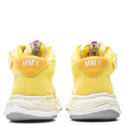 Wayne High OG Sole Washed Canvas Sneaker - Yellow 9 Wayne High OG Sole Washed Canvas Sneaker - Yellow -Birkenstock Store MaisonMiharaYasuhiroWayneHighOGSoleWashedCanvasSneaker Yellow A08FW707 YEL 5