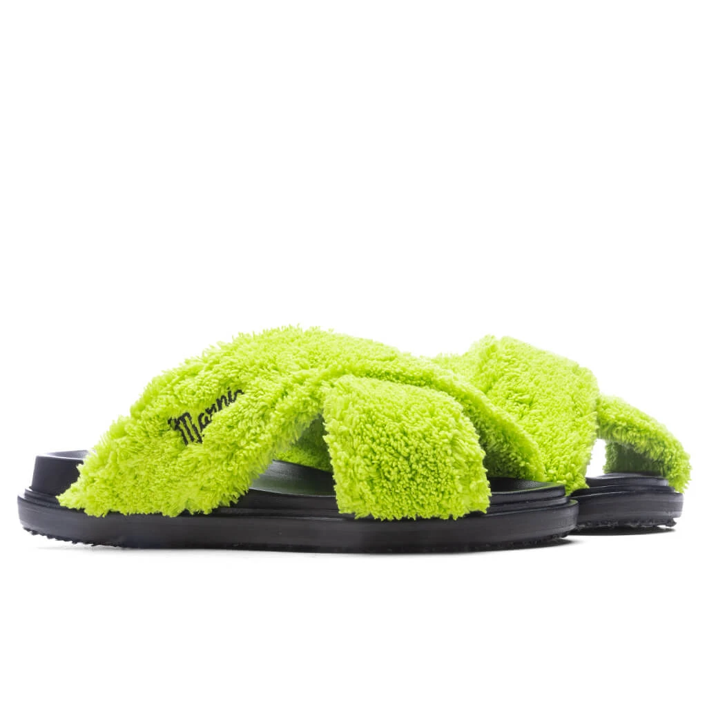 Marni Fussbett Slide Sandal - Lime Green 4 Marni Fussbett Slide Sandal - Lime Green - Image 2