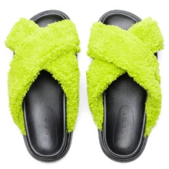 Marni Fussbett Slide Sandal - Lime Green 9 Marni Fussbett Slide Sandal - Lime Green -Birkenstock Store Marni Fussbett Slide Sandal Lime Green FBMR002501 P5441 00V07 04 23 23 Feature KN 6