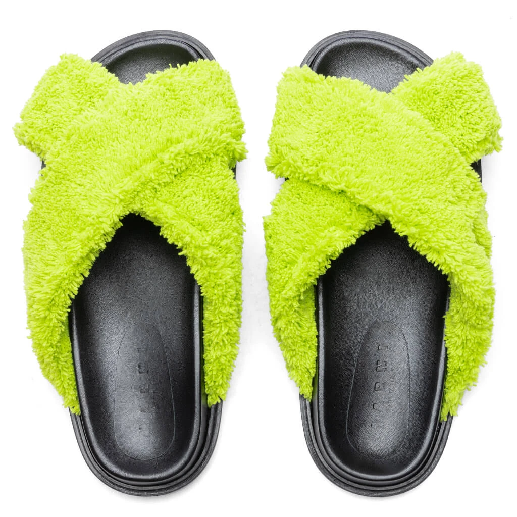 Marni Fussbett Slide Sandal - Lime Green 6 Marni Fussbett Slide Sandal - Lime Green - Image 4