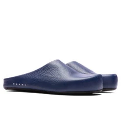 Marni Leather Fussbett Sabot - Dusty Blue 8 Marni Leather Fussbett Sabot - Dusty Blue -Birkenstock Store Marni Leather Fussbett Sabot Dusty Blue SBMR001400 P4554 00B35 12 18 22 S NF Feature 8