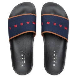Marni Sandal - Blue Marine/Maroon Red -Birkenstock Store Marni Sandal Blue Marine Maroon Red SAMR003202 P4547 ZO178 08 16 22 Feature JORDAN 4