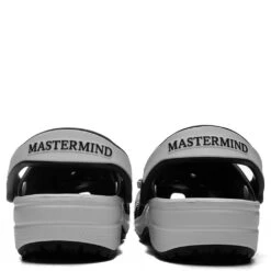 Mastermind Japan X Crocs Classic Clog - Black/White -Birkenstock Store Mastermind x Crocs Classic Clog Black White 208211 066 07 06 22 Feature JAYLEEN 3