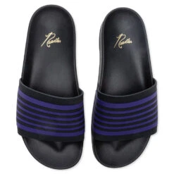 Track Line Shower Sandals - Black/Purple -Birkenstock Store Needles Track Line Shower Sandals Black Purple KP308 BLK 02 10 2022 01 5